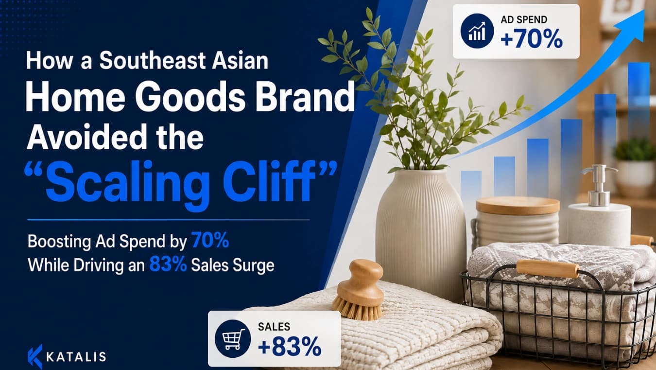 How a Southeast Asian Home Goods Brand Avoided the "Scaling Cliff": Boosting Ad Spend by 70% While Driving an 83% Sales Surge
