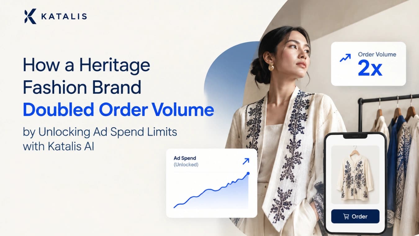 How a Heritage Fashion Brand Doubled Order Volume by Unlocking Ad Spend Limits with Katalis AI