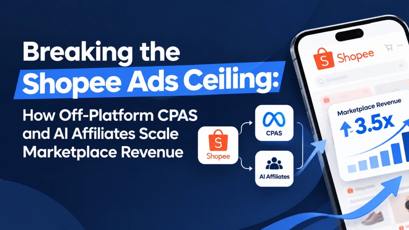 Breaking the Shopee Ads Ceiling: How Off-Platform CPAS and AI Affiliates Scale Marketplace Revenue